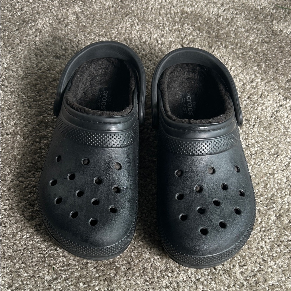 Women Black Crocs - Picture 7 of 11